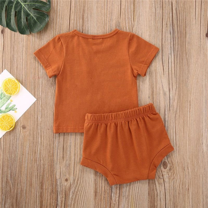 Boy Clothes Kids Shirt Shorts 2pcs For Baby Summer Children - Muhaab