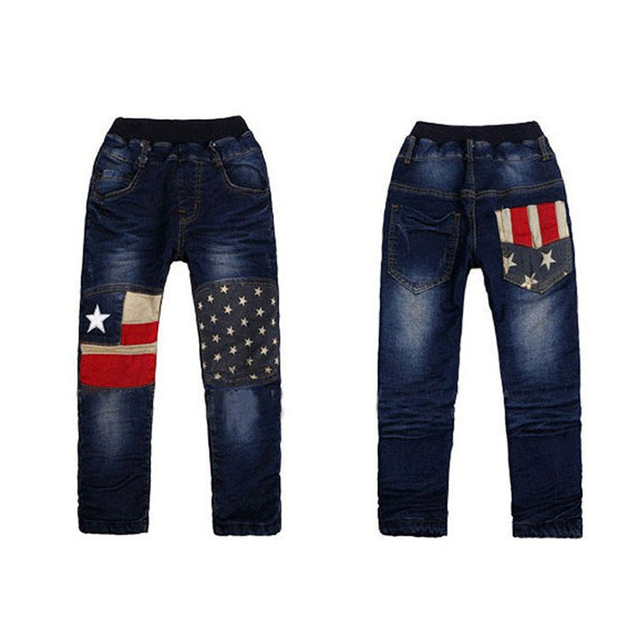 Boy patchwork jeans - Muhaab