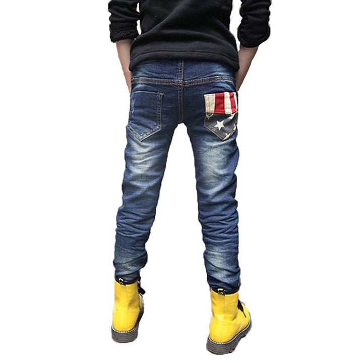 Boy patchwork jeans - Muhaab