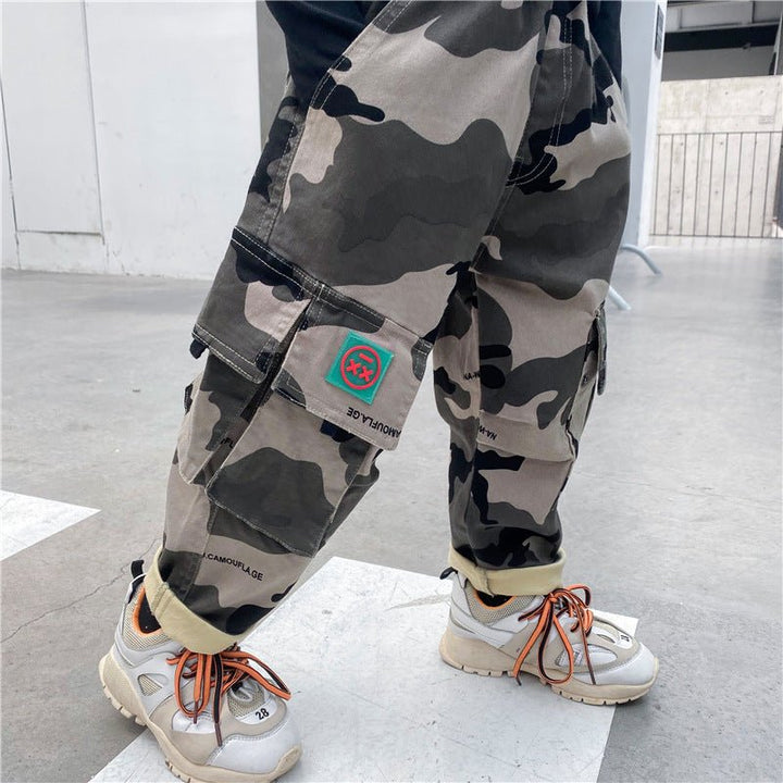 Boys autumn camouflage trousers - Muhaab