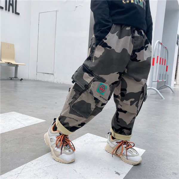 Boys autumn camouflage trousers - Muhaab