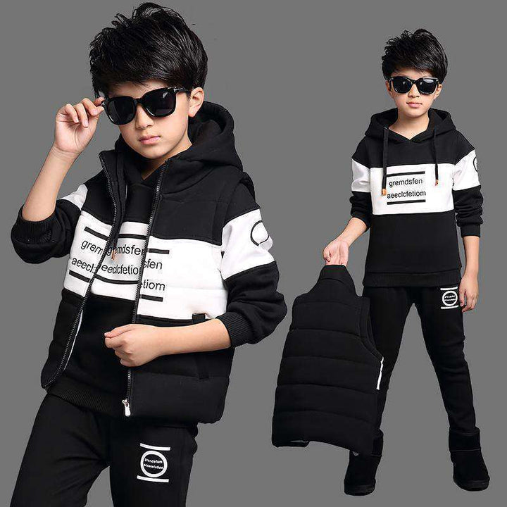 Boys Clothes Sport Suit Casual Boys Clothing 3ps Sets - Muhaab