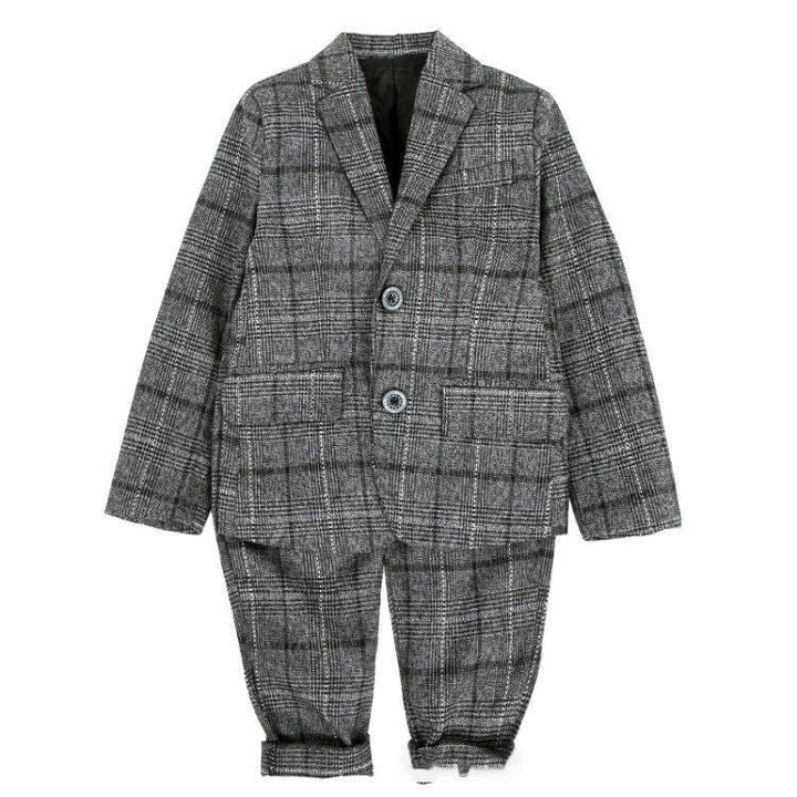 Boy's Suit Two Pieces Children's Casual Small Suit Boys' Clothes - Muhaab