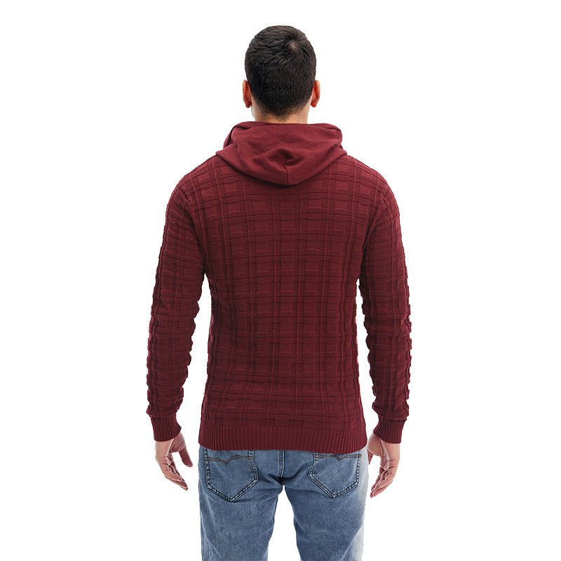 Breathable Outdoor Sports Pullover Plaid US Size Men Hoodies - Muhaab