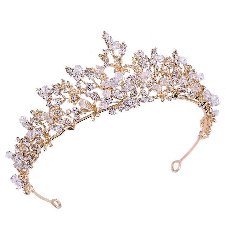 Bridal Jewelry Exquisite Handmade Crystal Crown - Muhaab