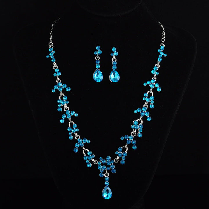 Bridal jewelry, necklace, earring set, wedding dress, jewelry accessories, fast selling pass - Muhaab