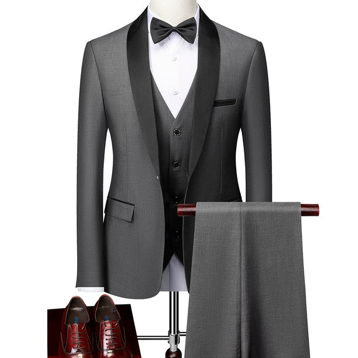 Business Casual Suits Men's Wedding Groom Dresses Pavilion Slim Fit - Muhaab