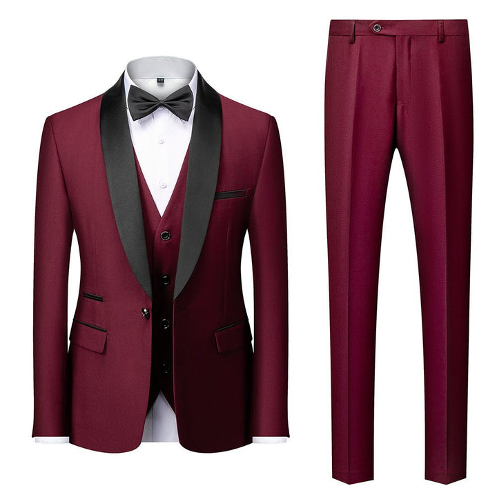 Business Casual Suits Men's Wedding Groom Dresses Pavilion Slim Fit - Muhaab