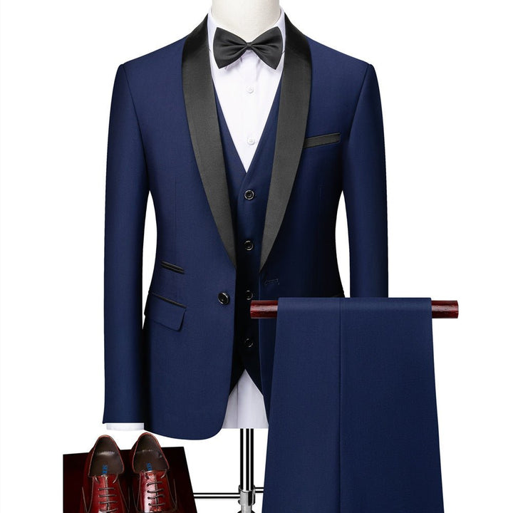 Business Casual Suits Men's Wedding Groom Dresses Pavilion Slim Fit - Muhaab