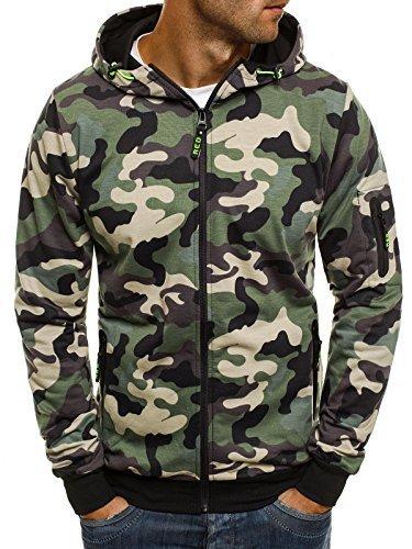 Camouflage Cardigan Hoodies - Muhaab