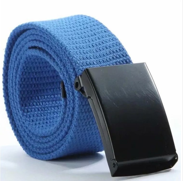 Candy-colored fashionable canvas belts for men and women - Muhaab