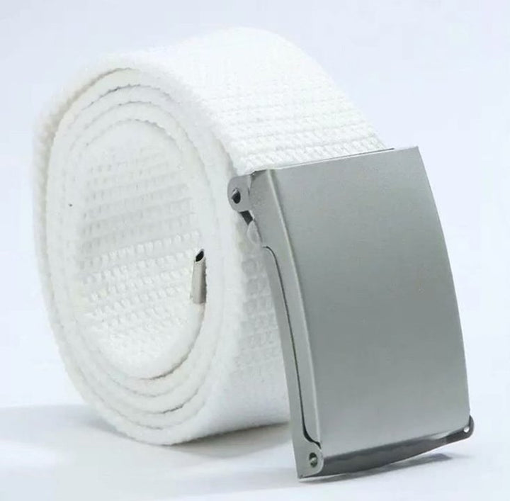 Candy-colored fashionable canvas belts for men and women - Muhaab