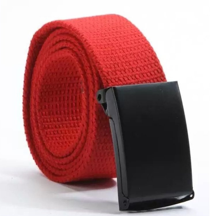 Candy-colored fashionable canvas belts for men and women - Muhaab