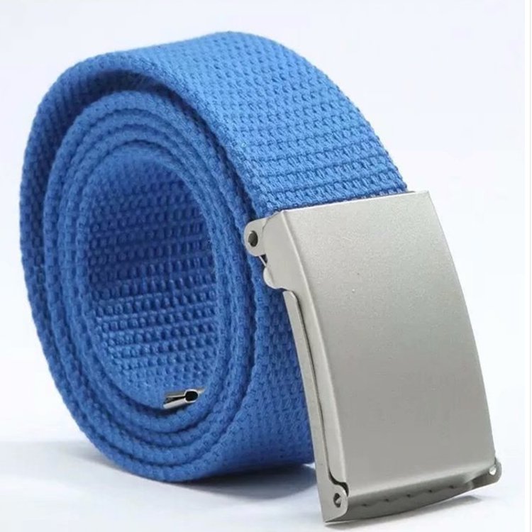 Candy-colored fashionable canvas belts for men and women - Muhaab