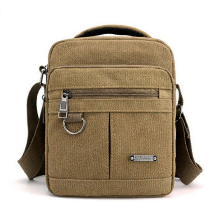 Canvas Bag Men'S Bags Shoulder Messenger Bag Korean Retro Casual Bag Sports Back Bag Men'S Bag - Muhaab