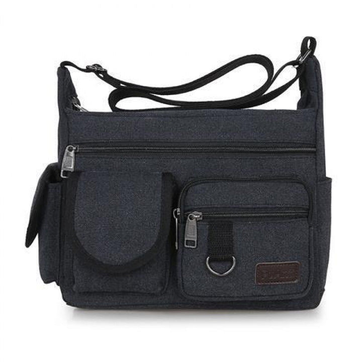 Canvas Bag Men'S Bags Shoulder Messenger Bag Korean Retro Casual Bag Sports Back Bag Men'S Bag - Muhaab