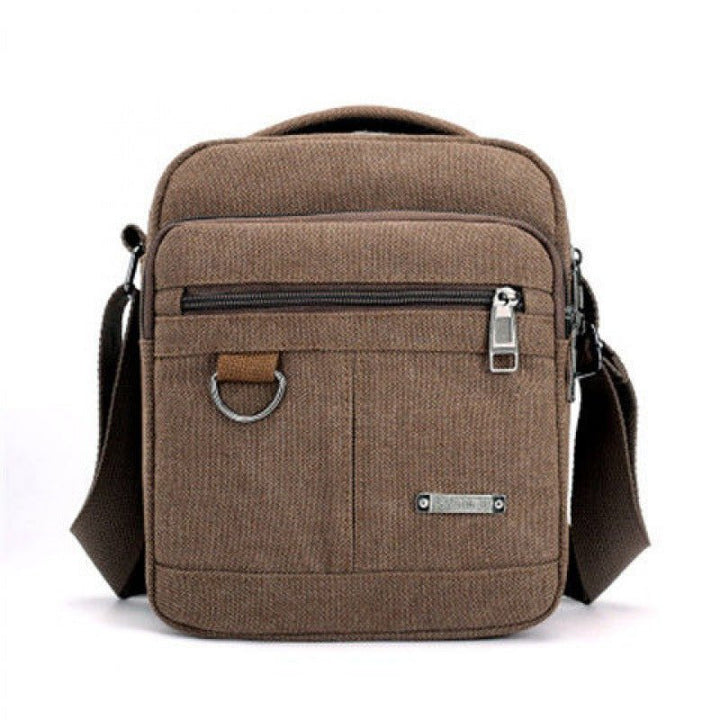 Canvas Bag Men'S Bags Shoulder Messenger Bag Korean Retro Casual Bag Sports Back Bag Men'S Bag - Muhaab