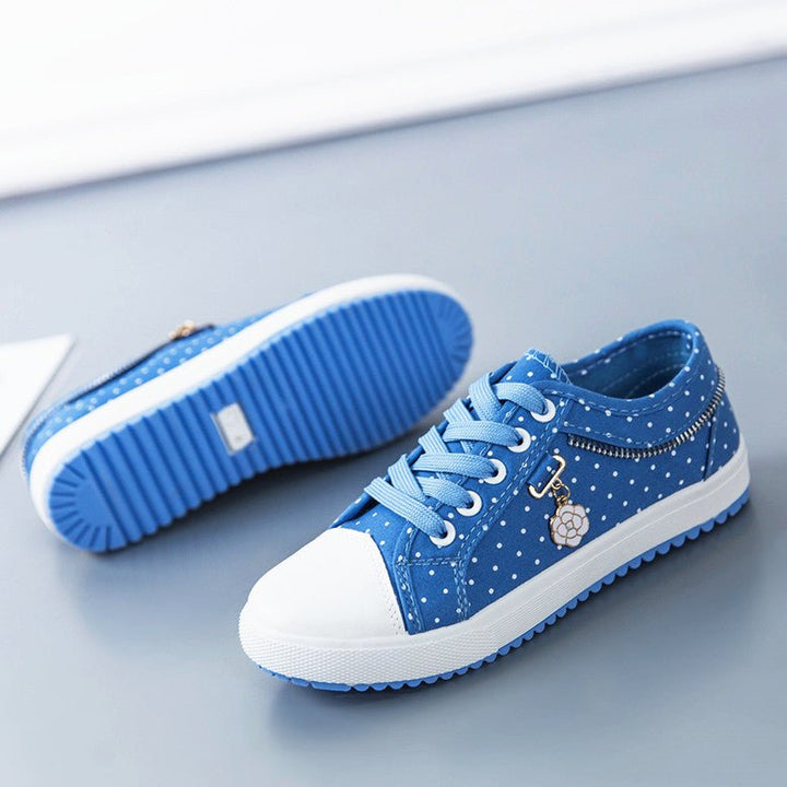 Canvas Shoes Women Korean Style Low-top Casual Shoes Flat Bottom Shoes Women - Muhaab