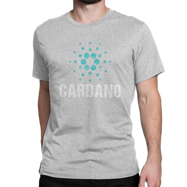 Cardano Ada Logo Cryptos Vintage T Shirts Men Cotton - Muhaab