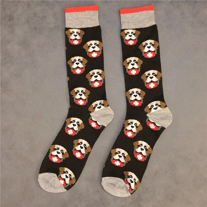 Cartoon Creative Pattern Unisex Socks Cotton Socks Men - Muhaab