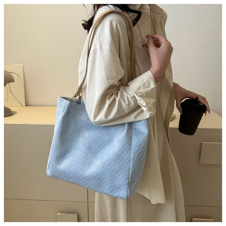 Casual Large Capacity Shoulder Bags Women Fashion Shopping Handbag - Muhaab