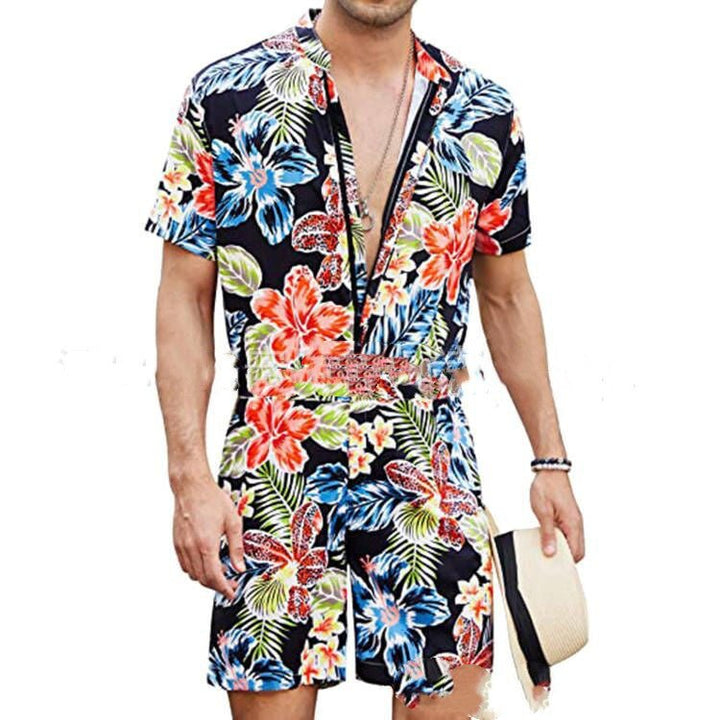 Casual Loose Digital Summer Beach Shorts Men - Muhaab