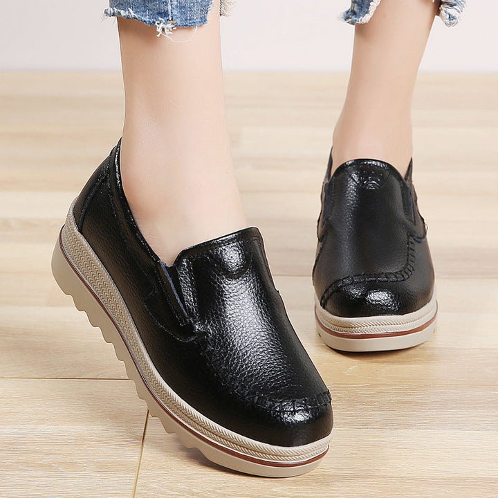 Casual Shoes Women Leather Shoes - Muhaab