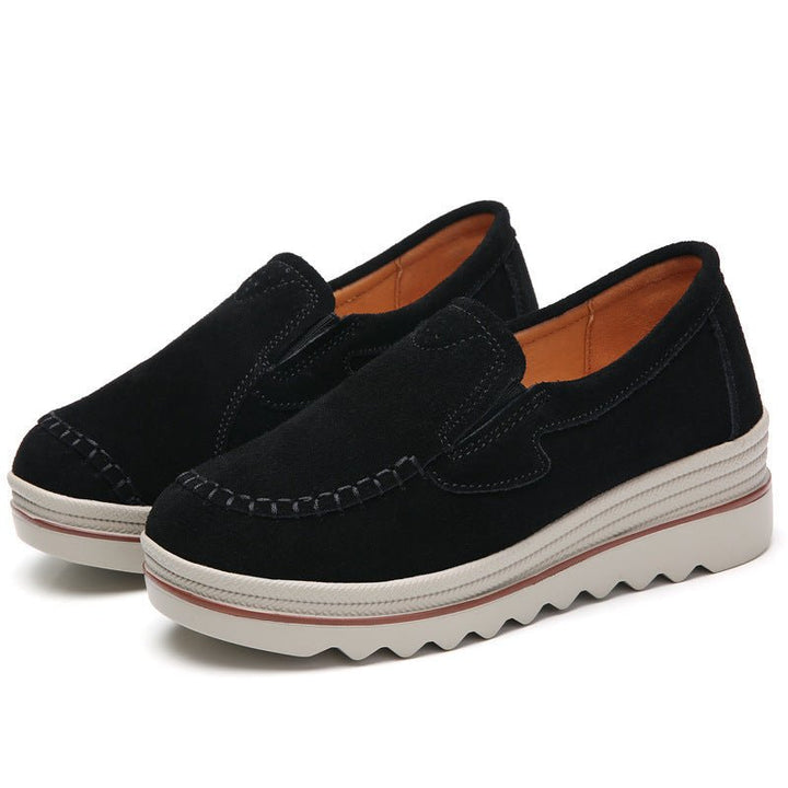 Casual Shoes Women Leather Shoes - Muhaab