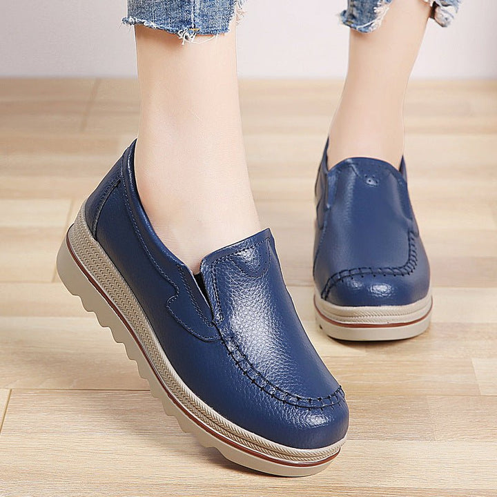 Casual Shoes Women Leather Shoes - Muhaab