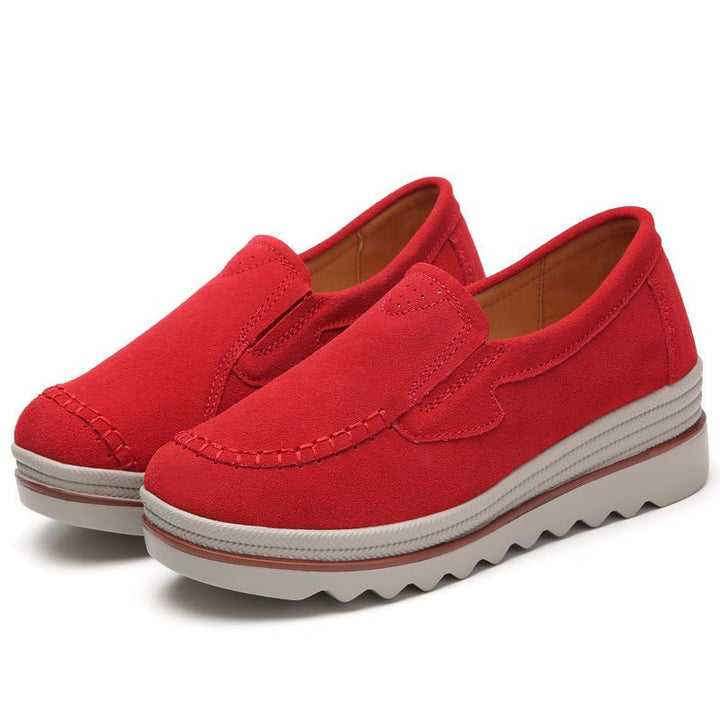 Casual Shoes Women Leather Shoes - Muhaab