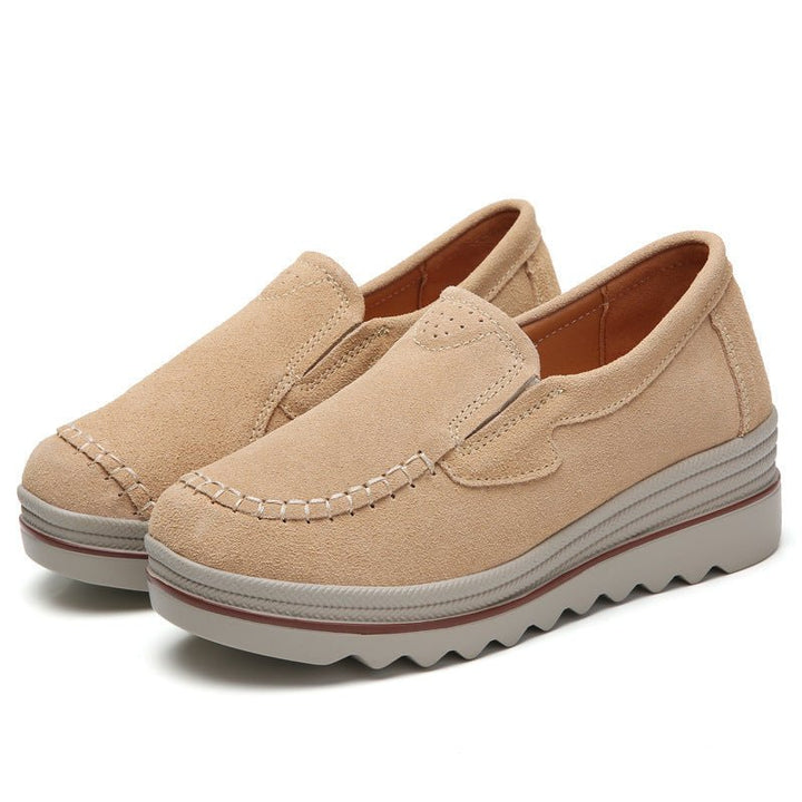 Casual Shoes Women Leather Shoes - Muhaab