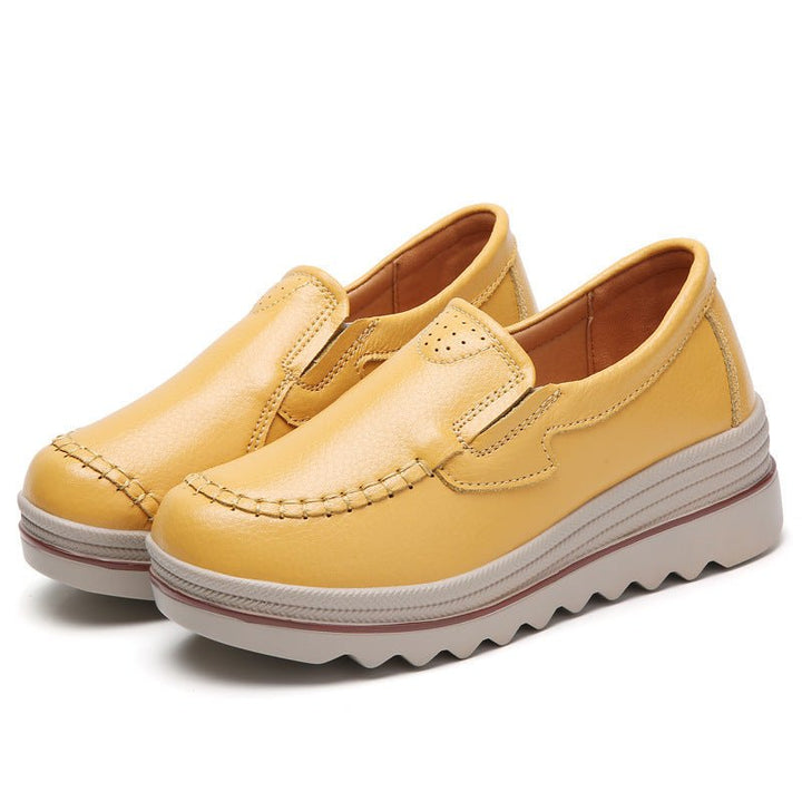 Casual Shoes Women Leather Shoes - Muhaab