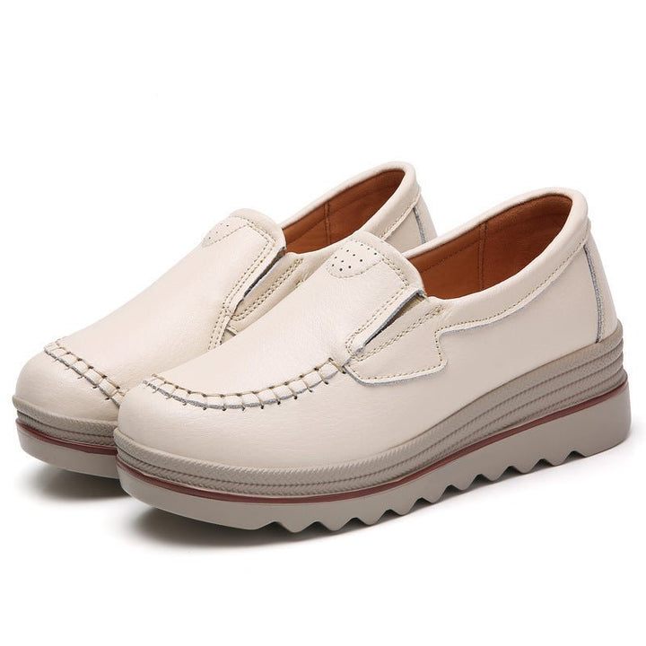 Casual Shoes Women Leather Shoes - Muhaab