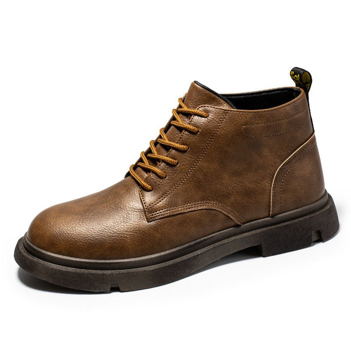 Casual Sports Shoes Plus Cashmere Martin Boots Men - Muhaab