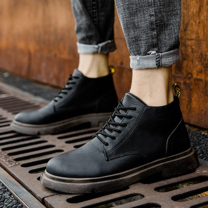 Casual Sports Shoes Plus Cashmere Martin Boots Men - Muhaab