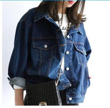 Casual Thick Warm Blue Winter Women Coat Fashion Student Style Autumn Lamb Wool Jeans Denim Jackets Snow - Muhaab