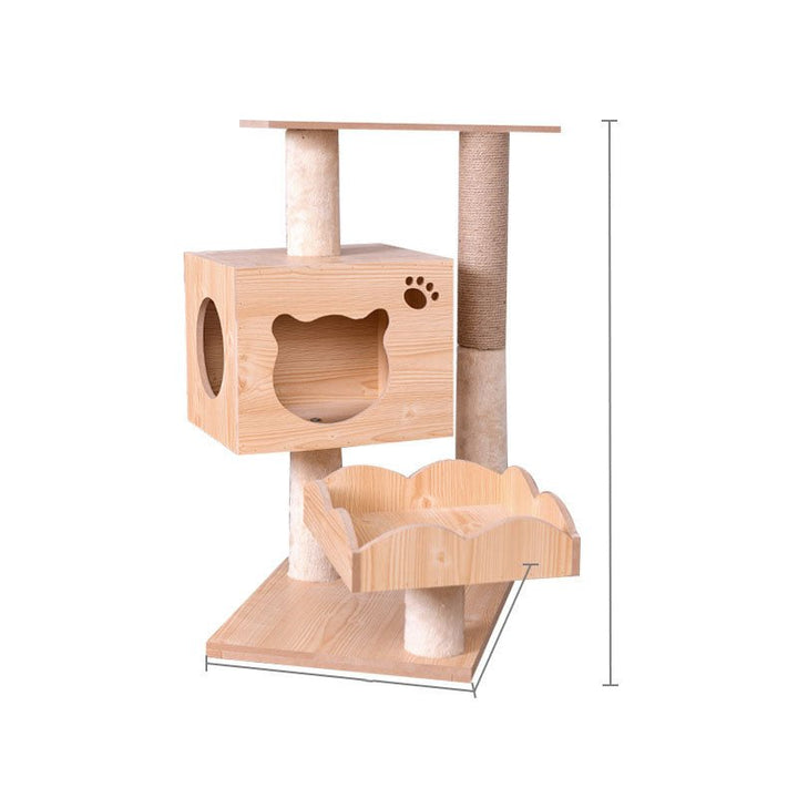 Cat Crawl Nest Scratching Board Tree Supplies Pet Toy Space Capsule - Muhaab