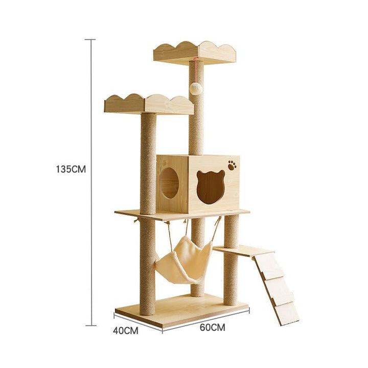 Cat Crawl Nest Scratching Board Tree Supplies Pet Toy Space Capsule - Muhaab