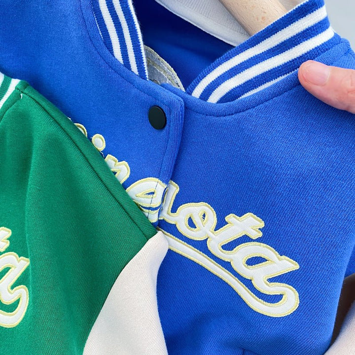 Children's Clothing Boys All-match Korean Baseball Uniform Jacket - Muhaab