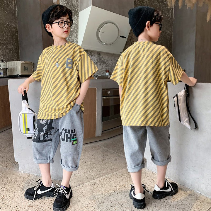 Children's Handsome Children's Summer Clothes - Muhaab