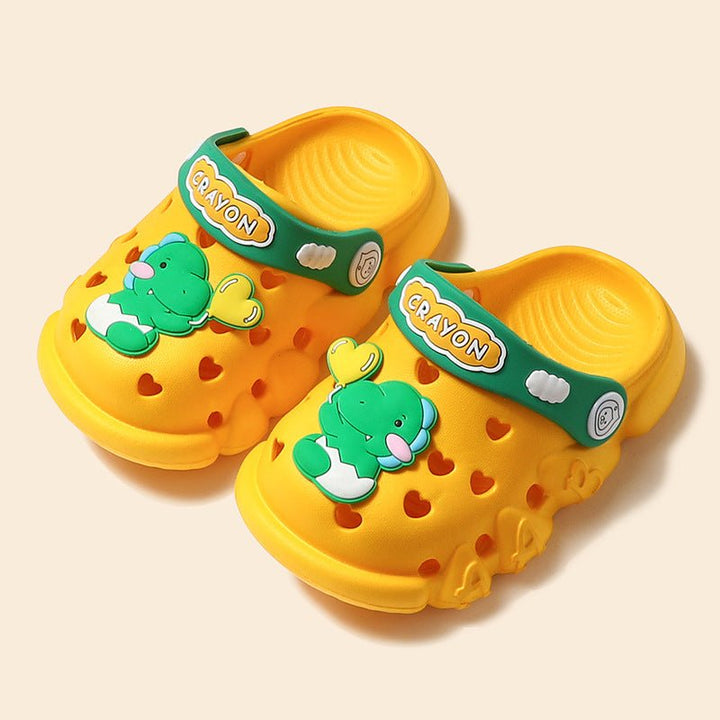 Children's Love Hole Shoes Girls Summer Soft Bottom Non-slip Boy Baby - Muhaab