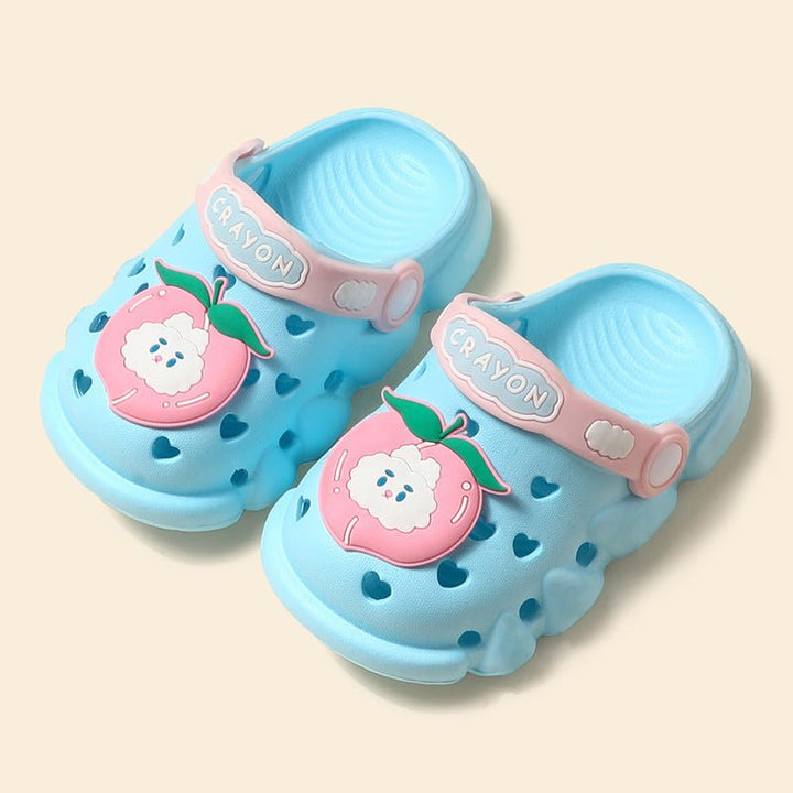 Children's Love Hole Shoes Girls Summer Soft Bottom Non-slip Boy Baby - Muhaab