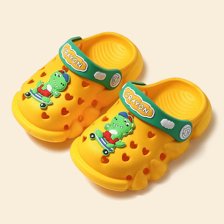 Children's Love Hole Shoes Girls Summer Soft Bottom Non-slip Boy Baby - Muhaab