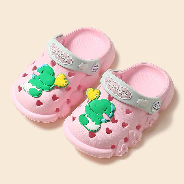 Children's Love Hole Shoes Girls Summer Soft Bottom Non-slip Boy Baby - Muhaab