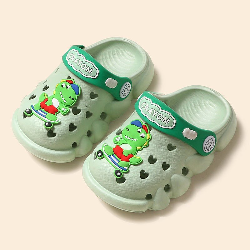 Children's Love Hole Shoes Girls Summer Soft Bottom Non-slip Boy Baby - Muhaab
