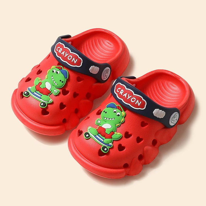 Children's Love Hole Shoes Girls Summer Soft Bottom Non-slip Boy Baby - Muhaab