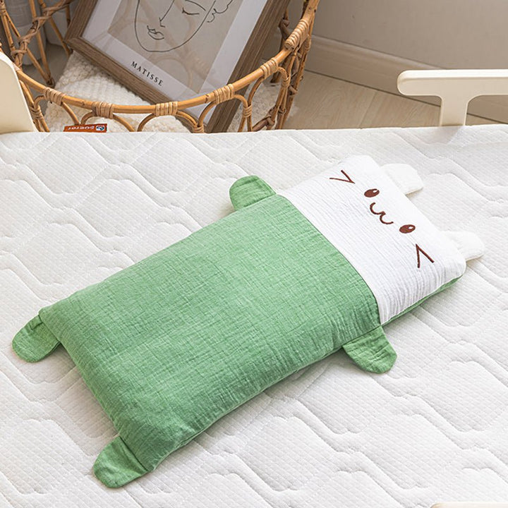 Children's Pillow Four Seasons Universal Newborn Baby 3 Months 6 Breathable Baby Buckwheat Pillow For 1 year old kids- Muhaab