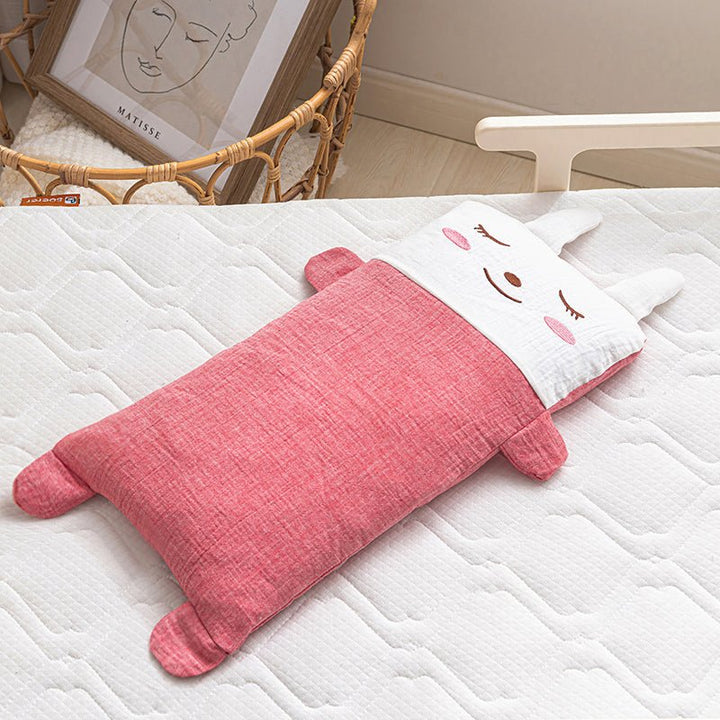 Children's Pillow Four Seasons Universal Newborn Baby 3 Months 6 Breathable Baby Buckwheat Pillow For 1 year old kids- Muhaab