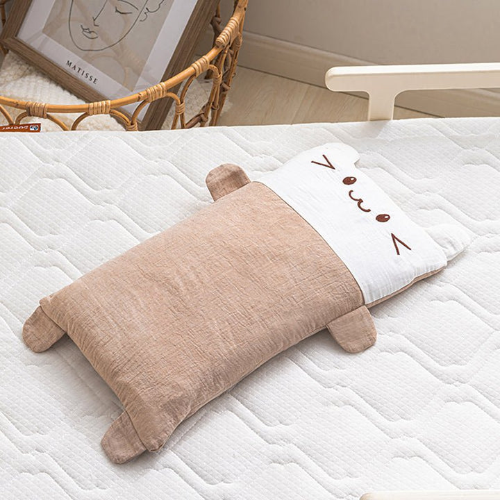 Children's Pillow Four Seasons Universal Newborn Baby 3 Months 6 Breathable Baby Buckwheat Pillow For 1 year old kids- Muhaab