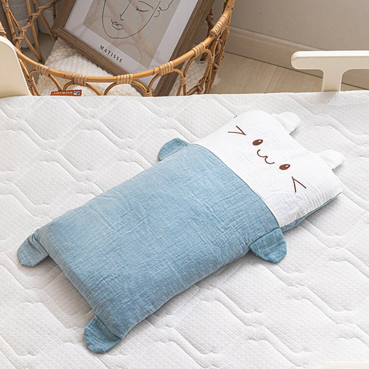 Children's Pillow Four Seasons Universal Newborn Baby 3 Months 6 Breathable Baby Buckwheat Pillow For 1 year old kids- Muhaab